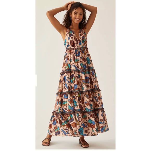 Anthropologie Dresses & Skirts - Anthropologie Boho Printed Maxi Dress By Love
The Label size S